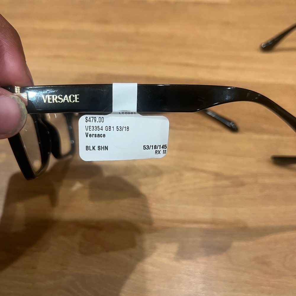 Versace Black Glasses